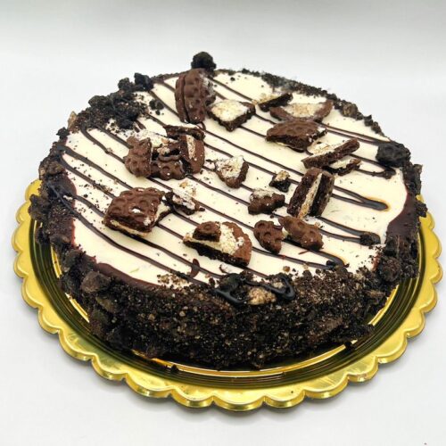 Cake with Black cookies deligreek