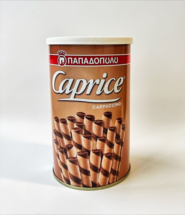 Papadopoulou Caprice Classic Wafer Rolls Filled with Cappuccino Cream  250g