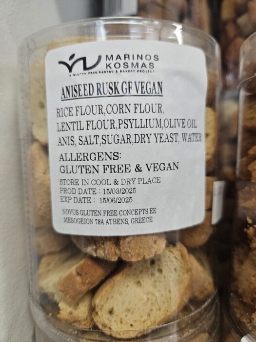 RUSKS GLUTEN FREE